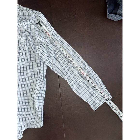 Brooks Brothers XL Non-Iron Traditional Fit Checkered Long Sleeve Shirt Cotton - Picture 6 of 6
